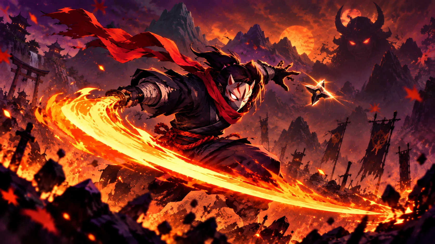 Kabuki Storm Ninja Legend promotional artwork
