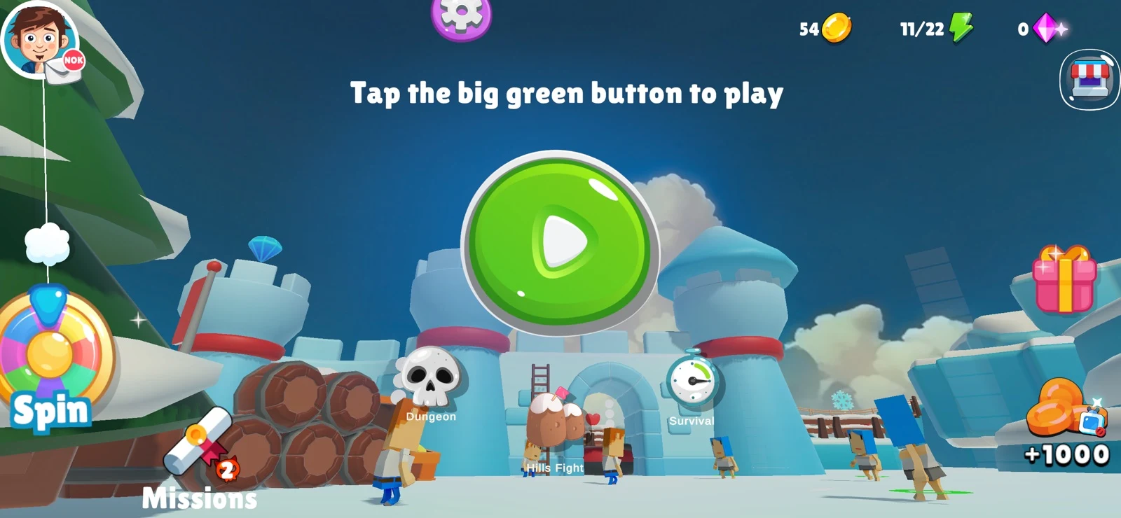 Snowblast Arena screenshot 1